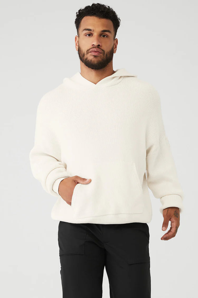 Alo Scholar Hooded Sweater - Ivory