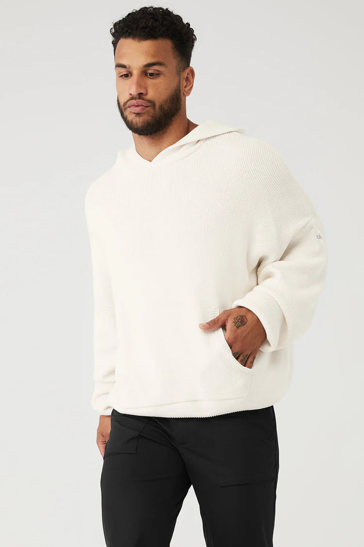 Alo Scholar Hooded Sweater - Ivory